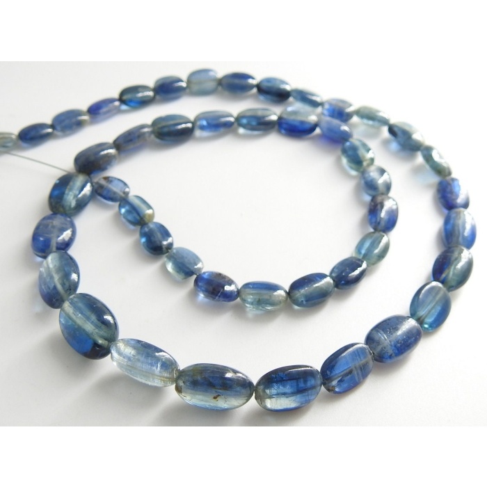 Natural Blue Kyanite Smooth Tumble,Gemstone,Nugget,Oval Shape Bead,Handmade,Loose Stone 16Inch 11X8To6X5MM Approx PME-TU1 | Save 33% - Rajasthan Living 7