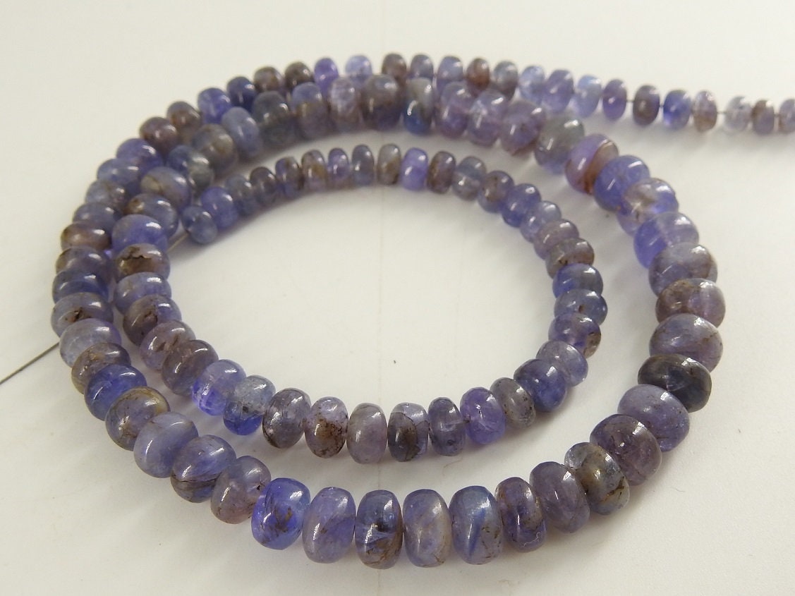 Blue Tanzanite Roundel Bead,Loose Stone,Handmade,Necklace,For Making Jewelry,Wholesaler,Supplies B8 | Save 33% - Rajasthan Living 19