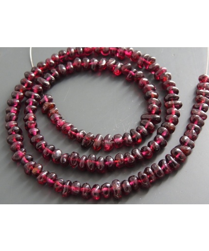 Rhodolite Garnet Handmade Beads,Fancy Shape,Irregular Stone,Smooth 100%Natural 16Inch Strand Wholesale Price New Arrival B6 | Save 33% - Rajasthan Living 3
