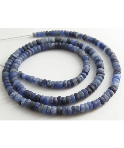 16Inch Strand,Blue Sapphire Tyre,Coin, Button,Smooth,Matte Polished,Gemstone,Handmade,Loose Stone Bead,Wholesaler,Supplies PME-T2 | Save 33% - Rajasthan Living