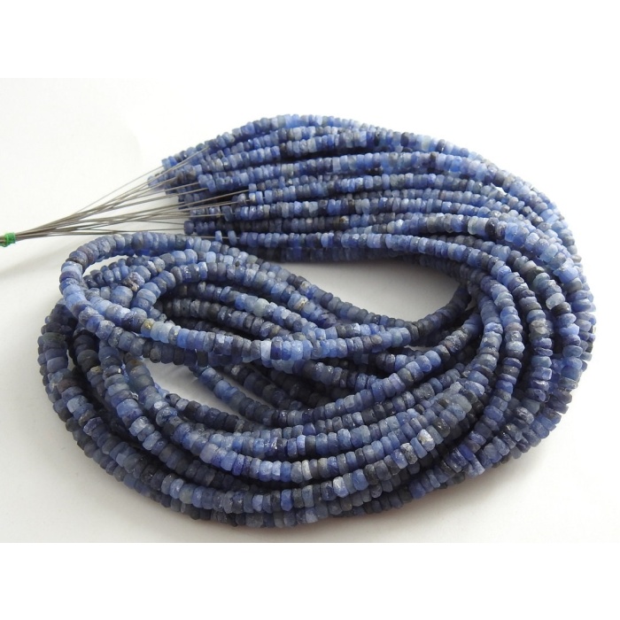 16Inch Strand,Blue Sapphire Tyre,Coin, Button,Smooth,Matte Polished,Gemstone,Handmade,Loose Stone Bead,Wholesaler,Supplies PME-T2 | Save 33% - Rajasthan Living 8
