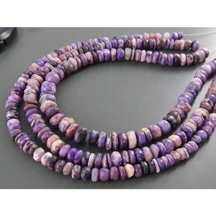 Charoite Natural Smooth Roundel Beads,Matte Polished,Wholesale Price,New Arrival 12Inch B13 | Save 33% - Rajasthan Living 8