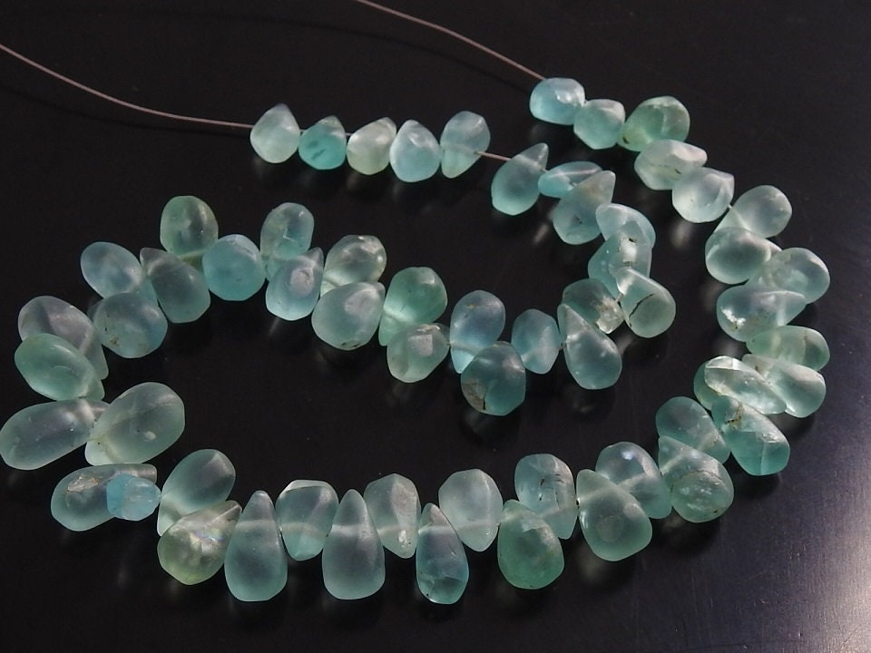 Sky Blue Apatite Smooth Drops,Teardrop,Matte Polished,Handmade,Wholesale Price,New Arrival,10Inch Strand,100%Natural BR7 | Save 33% - Rajasthan Living 12