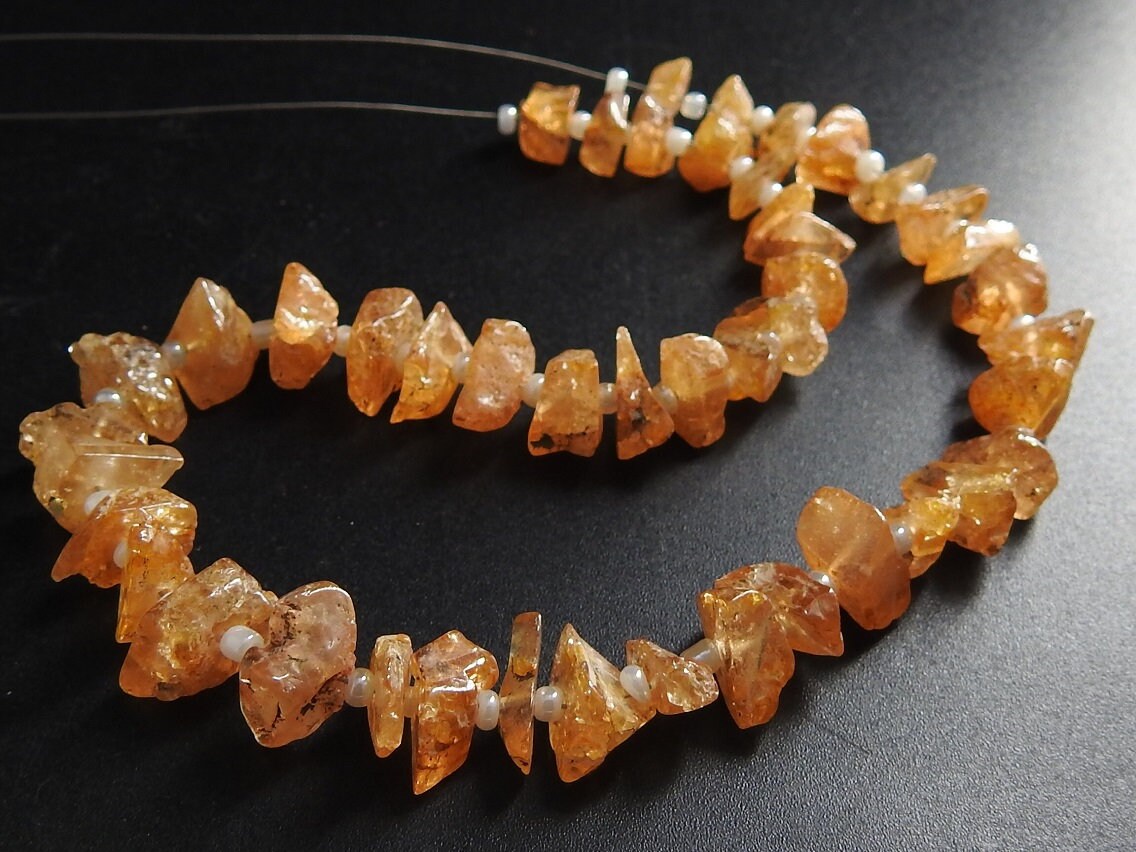 Imperial Topaz Rough,Anklets,Chip,Bead,Polished 10Inch 10X7To8X5MM Approx Wholesale Price New Arrival RB6 | Save 33% - Rajasthan Living 11