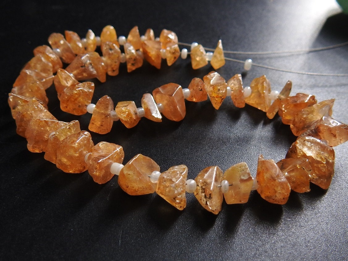 Imperial Topaz Rough,Anklets,Chip,Bead,Polished 10Inch 10X7To8X5MM Approx Wholesale Price New Arrival RB6 | Save 33% - Rajasthan Living 10