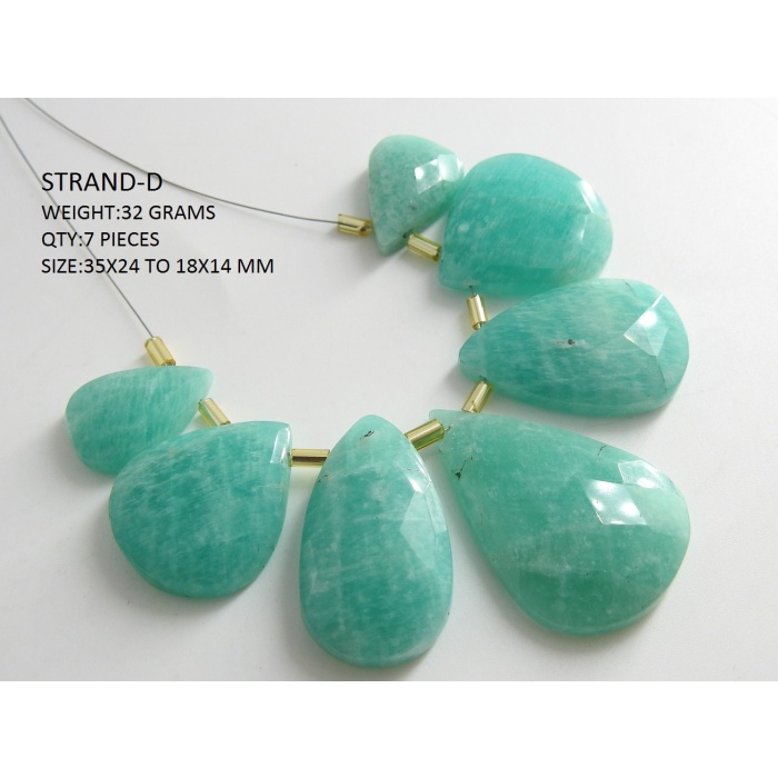 Amazonite Natural Faceted Fancy Pear Shape Cabochon Briolette Wholesale Price New Arrival BR2 | Save 33% - Rajasthan Living 9
