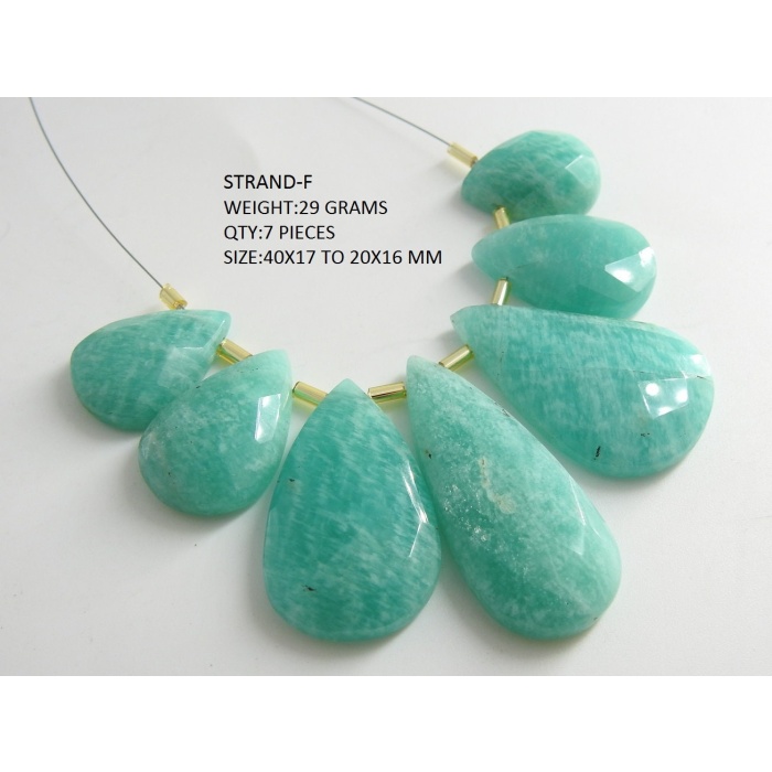 Amazonite Natural Faceted Fancy Pear Shape Cabochon Briolette Wholesale Price New Arrival BR2 | Save 33% - Rajasthan Living 11