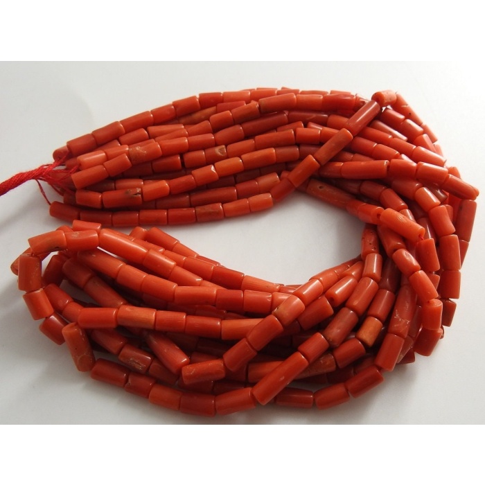 100%Natural Red Coral Smooth Tubes,Drum,Cylinder,Handmade,Bead,Loose Stone,For Making Jewelry Wholesaler Supplies BK(CR2) | Save 33% - Rajasthan Living 9