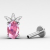 Pink Spinel 14K Stud Earrings, Minimalist Dainty Stud Earrings, Handmade Jewelry, August Birthstone Earrings, Gemstone Jewelry, Gift For Her | Save 33% - Rajasthan Living 20