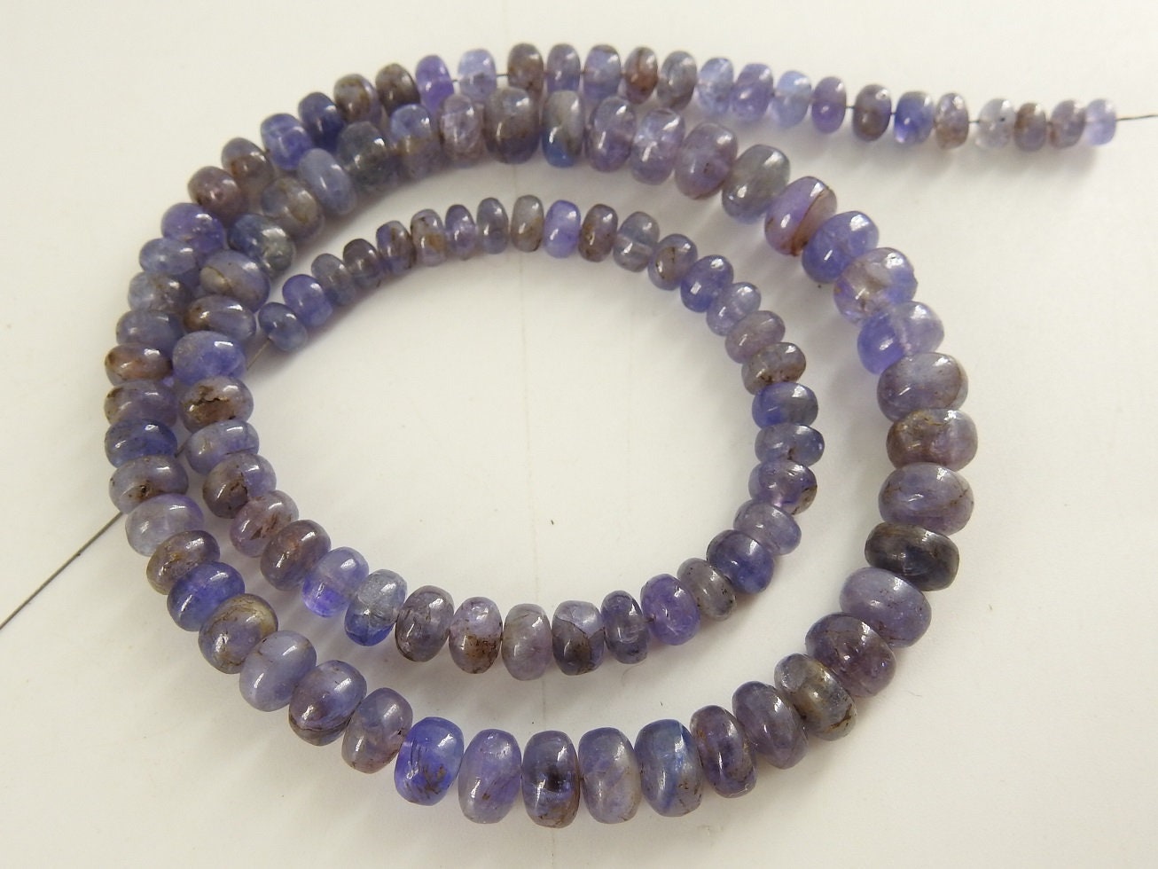 Blue Tanzanite Roundel Bead,Loose Stone,Handmade,Necklace,For Making Jewelry,Wholesaler,Supplies B8 | Save 33% - Rajasthan Living 25