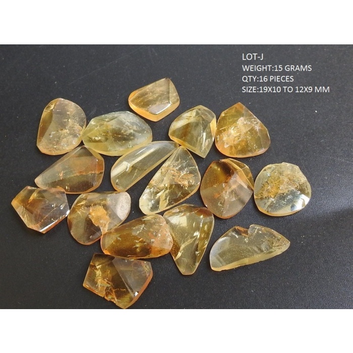 Citrine Faceted Cabochons Lot,Fancy Cut,Loose Gemstones,Irregular Shape,Handmade,One Of A Kind,Making Jewelry,Pendents,100%Natural | Save 33% - Rajasthan Living 14
