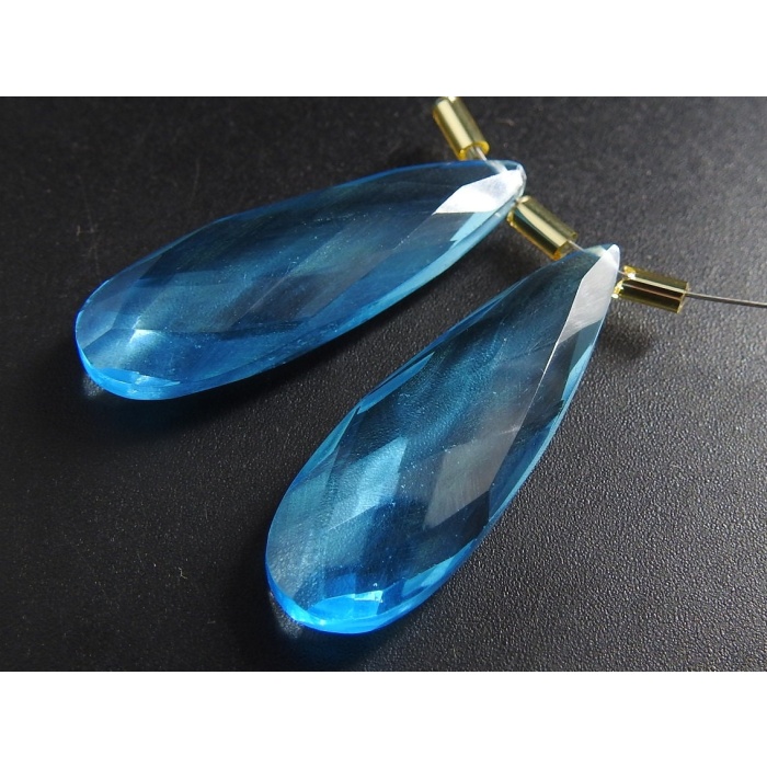 30X10MM Pair,Quartz Long Teardrop,Drop,Faceted,Handmade,Loose Stone,Glass,Hydro,For Making Earrings,Gemstone For Jewelry | Save 33% - Rajasthan Living 11