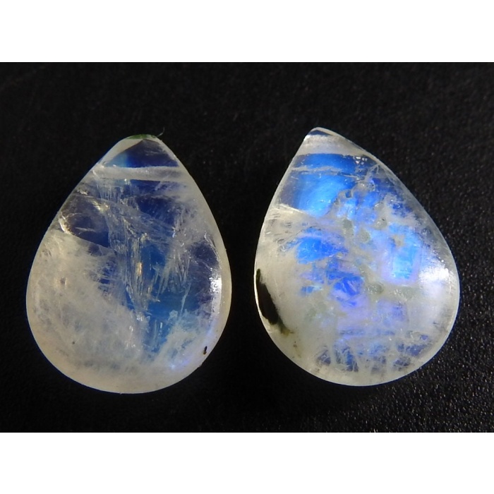 White Rainbow Moonstone Smooth Teardrop,Blue Flashy Fire,Loose Stone,Bead,Calibrated Stone,Earrings Pair,Making Jewelry,Wholesaler PME-CY3 | Save 33% - Rajasthan Living 11
