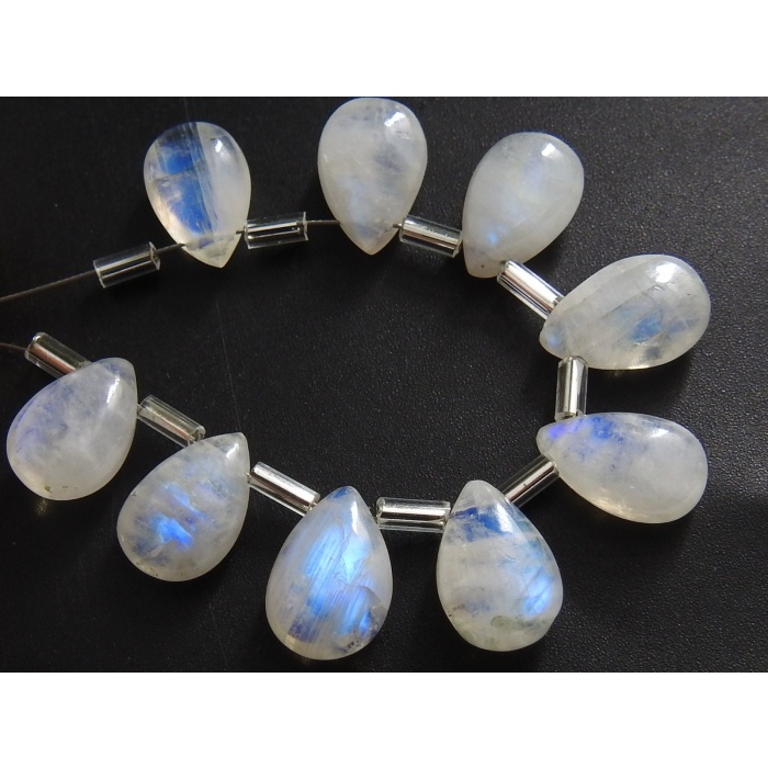 White Rainbow Moonstone Smooth Teardrop,Blue Flashy Fire,Loose Stone,Bead,Calibrated Stone,Earrings Pair,Making Jewelry,Wholesaler PME-CY3 | Save 33% - Rajasthan Living 13