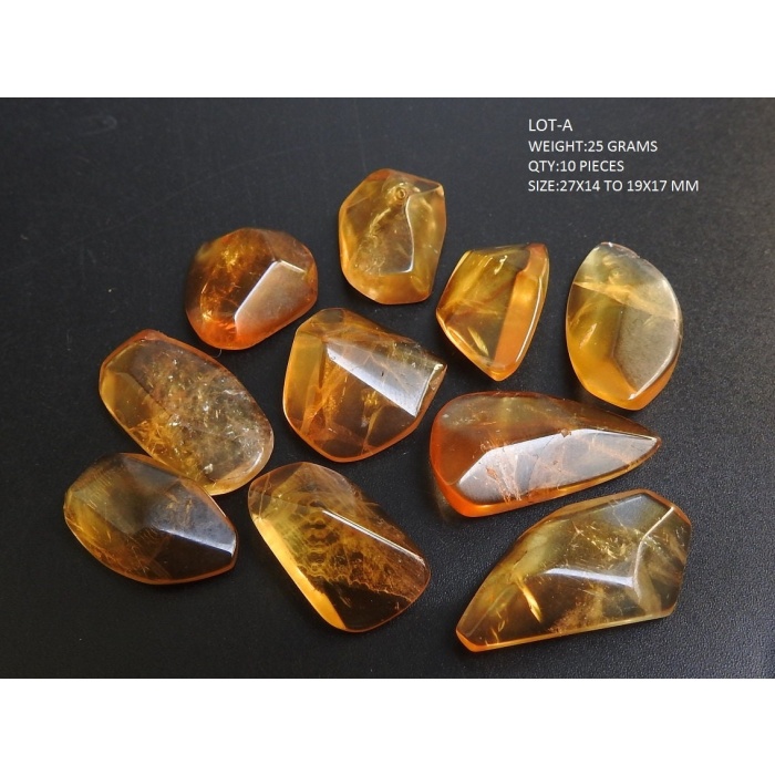 Citrine Faceted Cabochons Lot,Fancy Cut,Loose Gemstones,Irregular Shape,Handmade,One Of A Kind,Making Jewelry,Pendents,100%Natural | Save 33% - Rajasthan Living 5