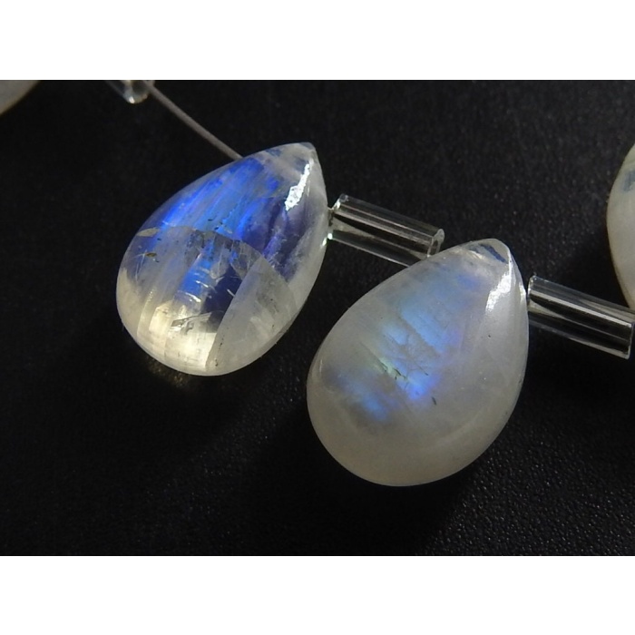 White Rainbow Moonstone Smooth Teardrop,Blue Flashy Fire,Loose Stone,Bead,Calibrated Stone,Earrings Pair,Making Jewelry,Wholesaler PME-CY3 | Save 33% - Rajasthan Living 8
