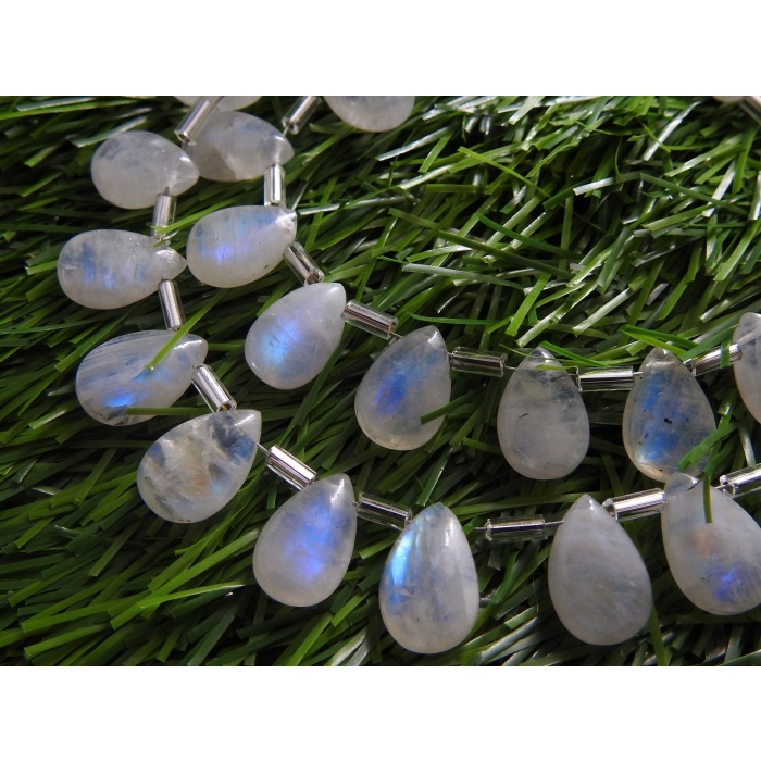 White Rainbow Moonstone Smooth Teardrop,Blue Flashy Fire,Loose Stone,Bead,Calibrated Stone,Earrings Pair,Making Jewelry,Wholesaler PME-CY3 | Save 33% - Rajasthan Living 14