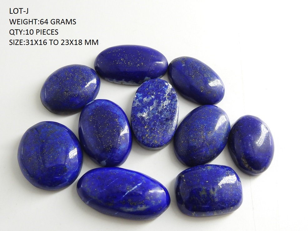 Natural Lapis Lazuli Smooth Fancy Shape Cabochons Lot Finest Quality Wholesale Price New Arrival C2 | Save 33% - Rajasthan Living 25