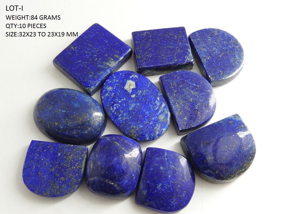 Natural Lapis Lazuli Smooth Fancy Shape Cabochons Lot Finest Quality Wholesale Price New Arrival C2 | Save 33% - Rajasthan Living 24