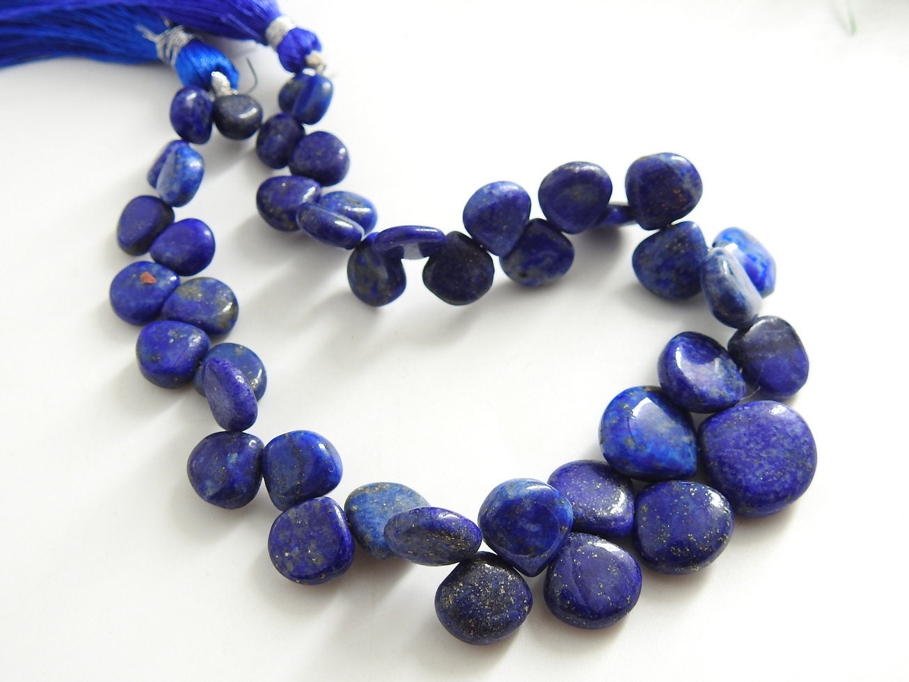 Lapis Lazuli Smooth Heart,Teardrop,Loose Stone,Handmade Bead,Drop,Gemstone For Jewelry Making,8Inch 13-6MM Approx,100%Natural PME(BR6) | Save 33% - Rajasthan Living 18