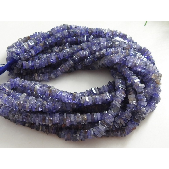 Blue Tanzanite Smooth Heishi,Square,Cushion Shape,Beads,Handmade,Loose Stone Wholesale Price New Arrival 100%Natural 16Inch Strand PME(H2) | Save 33% - Rajasthan Living 6