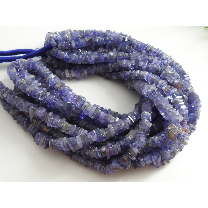 Blue Tanzanite Smooth Heishi,Square,Cushion Shape,Beads,Handmade,Loose Stone Wholesale Price New Arrival 100%Natural 16Inch Strand PME(H2) | Save 33% - Rajasthan Living 13