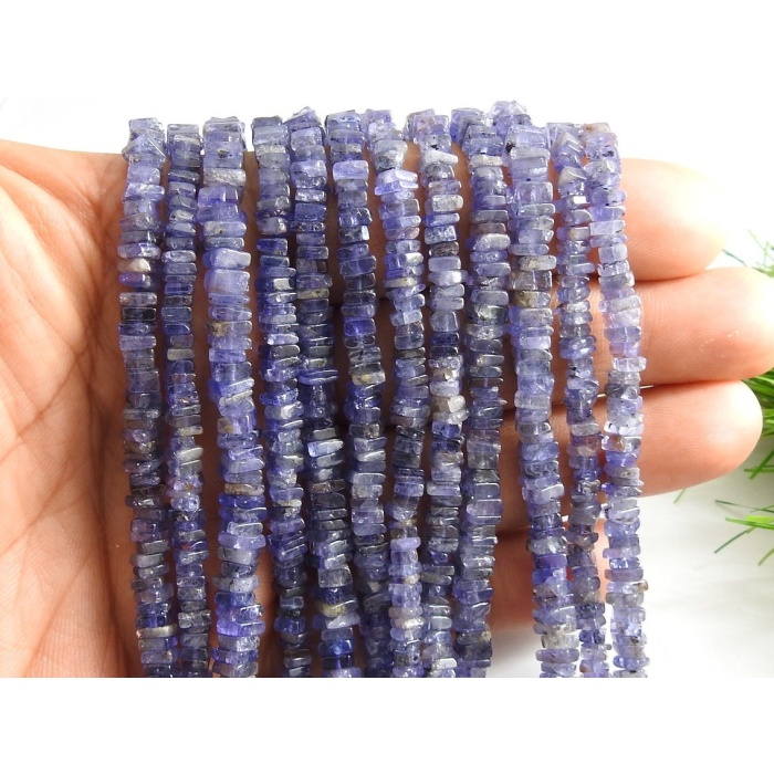 Blue Tanzanite Smooth Heishi,Square,Cushion Shape,Beads,Handmade,Loose Stone Wholesale Price New Arrival 100%Natural 16Inch Strand PME(H2) | Save 33% - Rajasthan Living 7