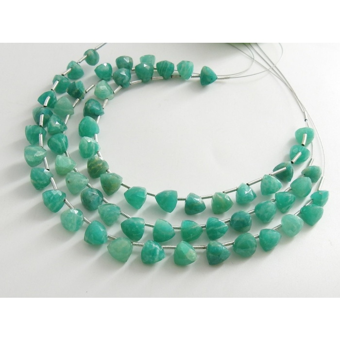 Amazonite Micro Faceted Trillions,Briolette,Loose Stone,Handmade 100%Natural 20Piece Strand 8X8 To 7X7 MM Approx (pme)BR2 | Save 33% - Rajasthan Living 10