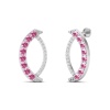14K Natural Pink Spinel Dainty Drop Earrings, Everyday Gemstone Earring For Her, Gold Stud Earrings For Women, August Birthstone Earrings | Save 33% - Rajasthan Living 19