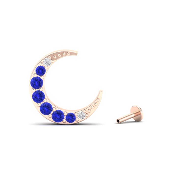 14K Dainty Natural Tanzanite Drop Earrings, Everyday Gemstone Earring For Her, Gold Stud Earrings For Women, December Birthstone Jewelry | Save 33% - Rajasthan Living 9