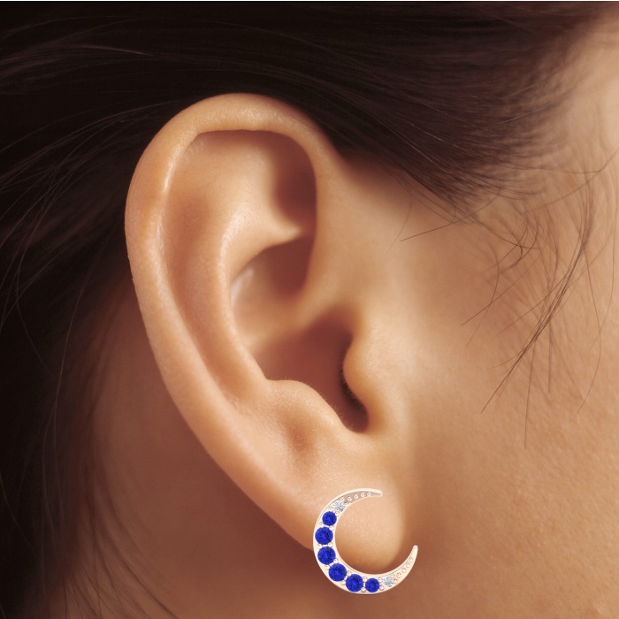 14K Dainty Natural Tanzanite Drop Earrings, Everyday Gemstone Earring For Her, Gold Stud Earrings For Women, December Birthstone Jewelry | Save 33% - Rajasthan Living 10