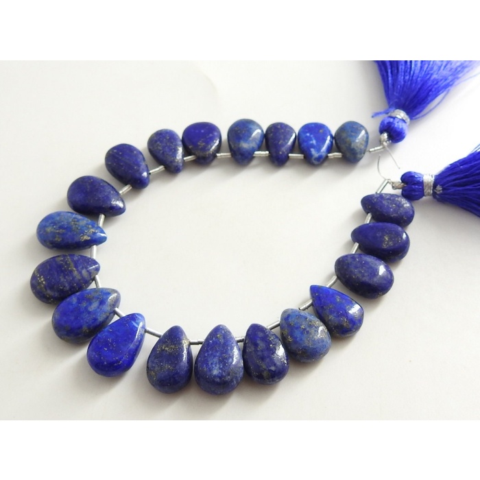 Lapis Lazuli Smooth Teardrop,Loose Stone,Handmade Bead,Drop,Gemstone For Jewelry Making 100%Natural 21 Piece Strand 12X9To9X6MM PME(BR6) | Save 33% - Rajasthan Living 7