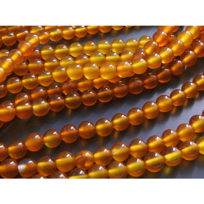 Yellow Onyx Smooth Spheres,Ball,Roundel Shape Bead,Loose Stone,Handmade,Rondelle,For Making Jewelry 100%Natural 18Inch Strand 6MM  PME(B10) | Save 33% - Rajasthan Living 6
