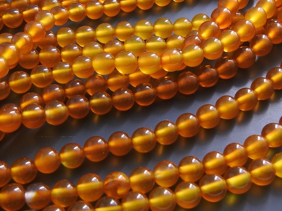 Yellow Onyx Smooth Spheres,Ball,Roundel Shape Bead,Loose Stone,Handmade,Rondelle,For Making Jewelry 100%Natural 18Inch Strand 6MM  PME(B10) | Save 33% - Rajasthan Living 11