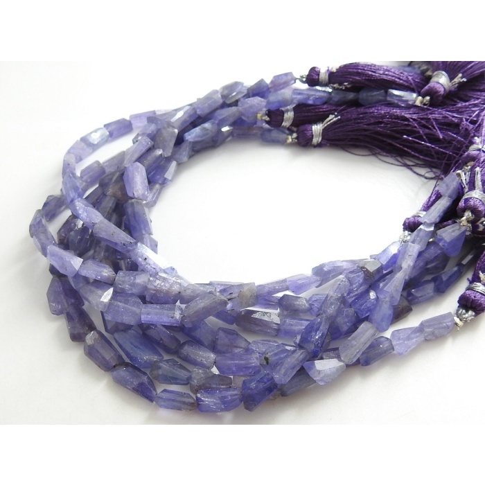 Blue Tanzanite Faceted Tumble,Bead,Nugget,Loose Stone,Handmade,For Making Jewelry,8Inch Strand 12X7To6X5MM Approx,100%Natural PME-TU5 | Save 33% - Rajasthan Living 11