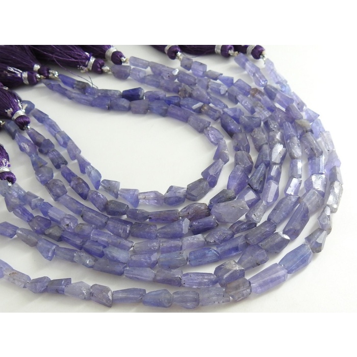 Blue Tanzanite Faceted Tumble,Bead,Nugget,Loose Stone,Handmade,For Making Jewelry,8Inch Strand 12X7To6X5MM Approx,100%Natural PME-TU5 | Save 33% - Rajasthan Living 10