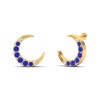 14K Dainty Natural Tanzanite Drop Earrings, Everyday Gemstone Earring For Her, Gold Stud Earrings For Women, December Birthstone Jewelry | Save 33% - Rajasthan Living 23