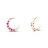 Natural Pink Spinel 14K Dainty Drop Earrings, Gold Stud Earrings For Women, Everyday Gemstone Earring For Her, August Birthstone Earrings | Save 33% - Rajasthan Living 17