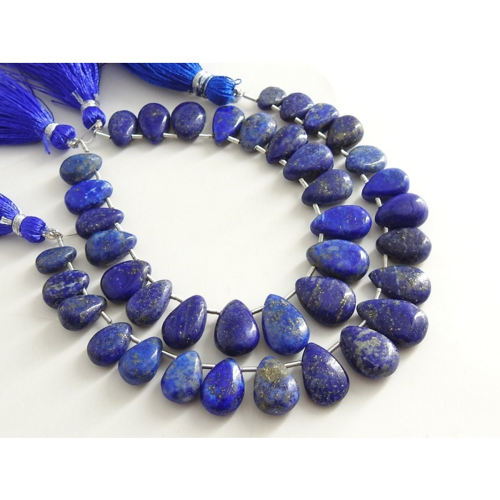 Lapis Lazuli Smooth Teardrop,Loose Stone,Handmade Bead,Drop,Gemstone For Jewelry Making 100%Natural 21 Piece Strand 12X9To9X6MM PME(BR6) | Save 33% - Rajasthan Living 8