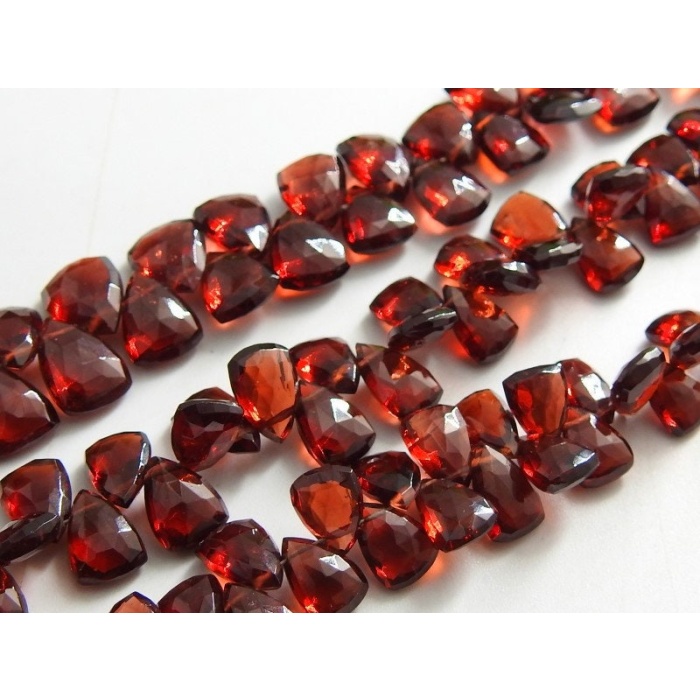 Mozambique Garnet Faceted Long Trillion,Briolette,Teardrop,Bead,Pyramid,Drop,Loose Stone,For Making Jewelry 100%Natural 8Inch Strand PME-BR5 | Save 33% - Rajasthan Living 9