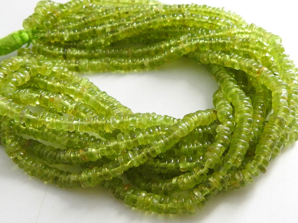 Natural Peridot Smooth Tyre,Coin,Button,Wheel Shape Bead 16Inch Strand,Wholesaler,Supplies,New Arrival PME-T1 | Save 33% - Rajasthan Living 13