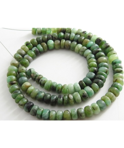Emerald Smooth Roundel Bead,Shaded,Loose Stone,Handmade,Wholesale Price,New Arrival,18Inch Strand 100%Natural PME(B12) | Save 33% - Rajasthan Living 3