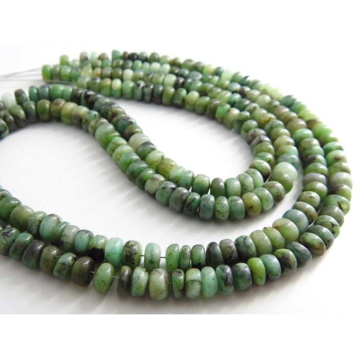 Emerald Smooth Roundel Bead,Shaded,Loose Stone,Handmade,Wholesale Price,New Arrival,18Inch Strand 100%Natural PME(B12) | Save 33% - Rajasthan Living 10