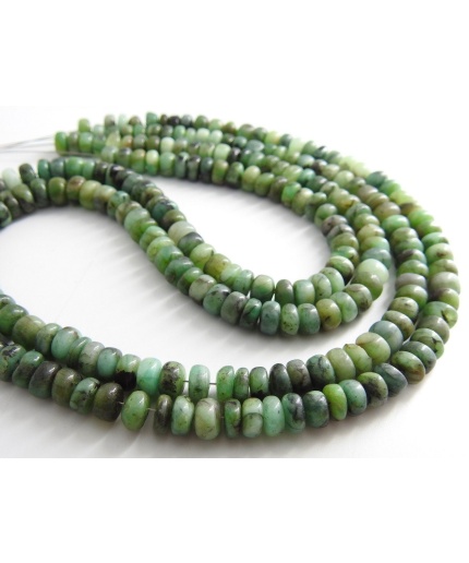 Emerald Smooth Roundel Bead,Shaded,Loose Stone,Handmade,Wholesale Price,New Arrival,18Inch Strand 100%Natural PME(B12) | Save 33% - Rajasthan Living