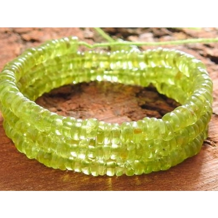 Natural Peridot Smooth Tyre,Coin,Button,Wheel Shape Bead 16Inch Strand,Wholesaler,Supplies,New Arrival PME-T1 | Save 33% - Rajasthan Living 7