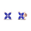 Dainty Natural Tanzanite 14K Stud Earrings, Handmade Butterfly Stud Earrings For Her, Everyday Gemstone Earring For Women, Party Earrings | Save 33% - Rajasthan Living 19