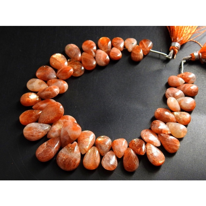 Sunstone Smooth Teardrop,Handmade,Loose Stone,Bead,For Making Jewelry 100%Natural 8Inch 17X11To9X6MM Approx Wholesaler Supplies Pme-BR7 | Save 33% - Rajasthan Living 10