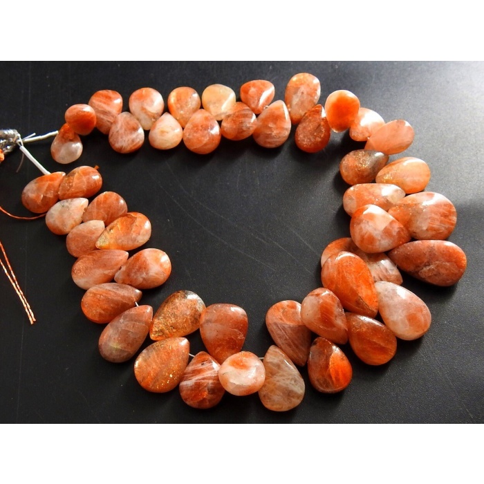 Sunstone Smooth Teardrop,Handmade,Loose Stone,Bead,For Making Jewelry 100%Natural 8Inch 17X11To9X6MM Approx Wholesaler Supplies Pme-BR7 | Save 33% - Rajasthan Living 11