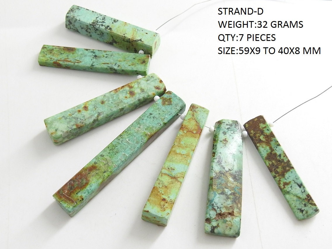 African Turquoise Smooth Cabochon Briolette,Fancy,Sideways Drill,Loose Stone,Baguette,Rectangle Wholesaler Supplies 100%Natural BR9 | Save 33% - Rajasthan Living 19