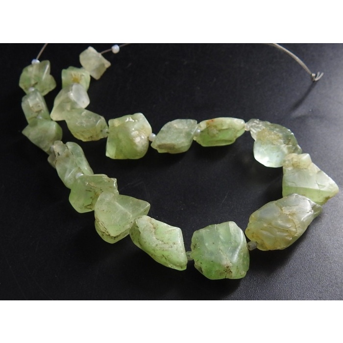 Green Moonstone Nuggets,Rough,Tumble,Loose Raw Stone,Minerals,Crystal,8Inch Strand 18X11To12X9MM Approx,Wholesaler,Supplies,100%Natural R5 | Save 33% - Rajasthan Living 7